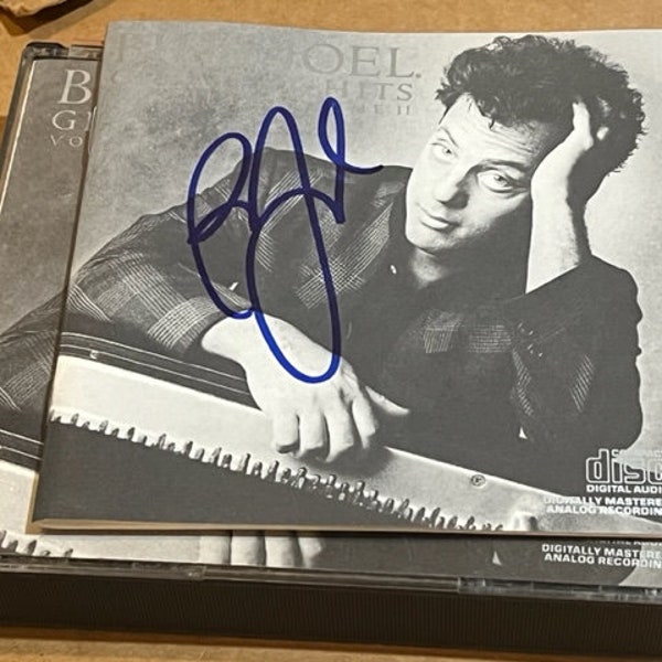 BILLY JOEL Signed Autographed Greatest Hits CD Booklet