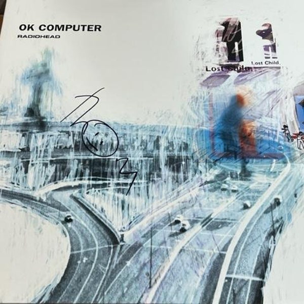 THOM YORKE Signed Autographed RADIOHEAD Ok Computer Record Album Lp