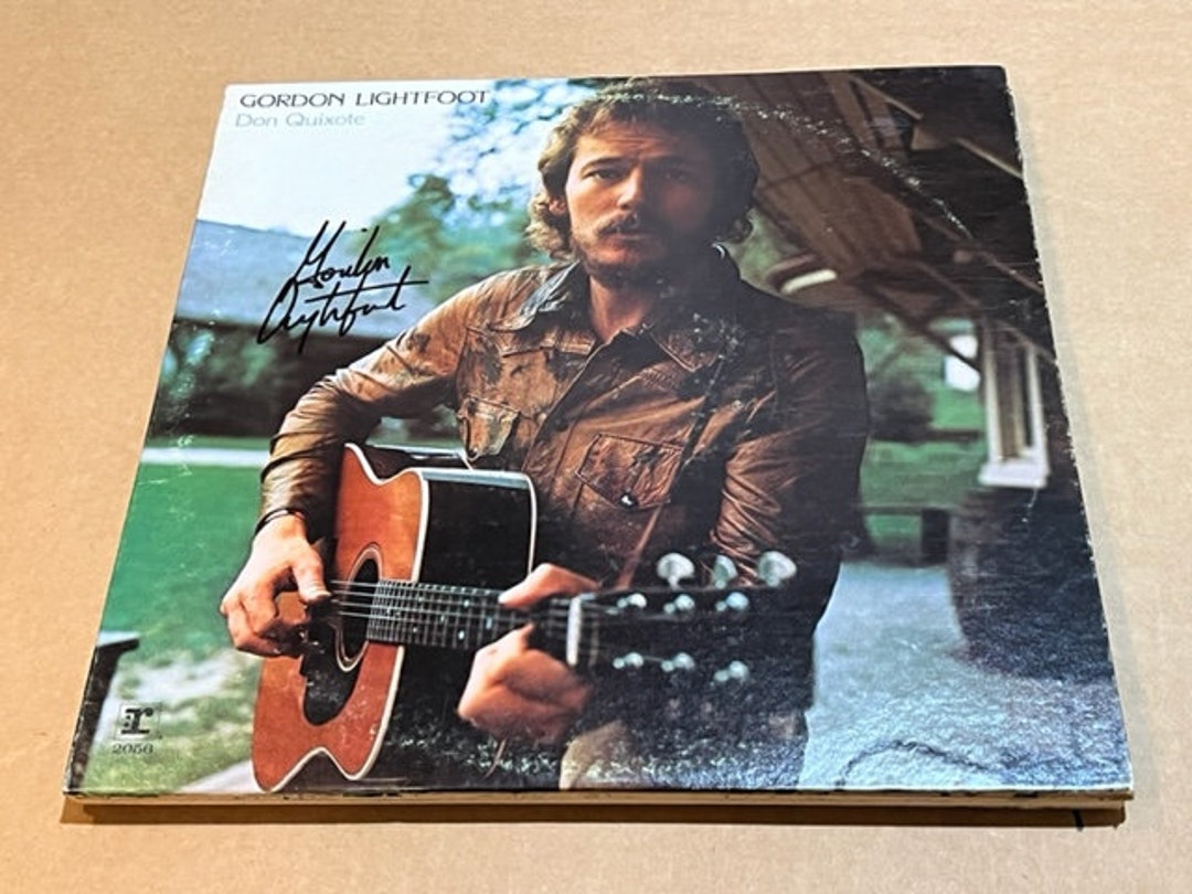 GORDON LIGHTFOOT Signed Autographed Vintage Don Quixote Record Etsy Canada