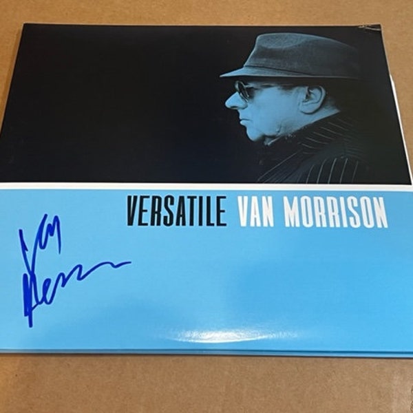 VAN MORRISON Signed Autographed Versatile Record Album LP