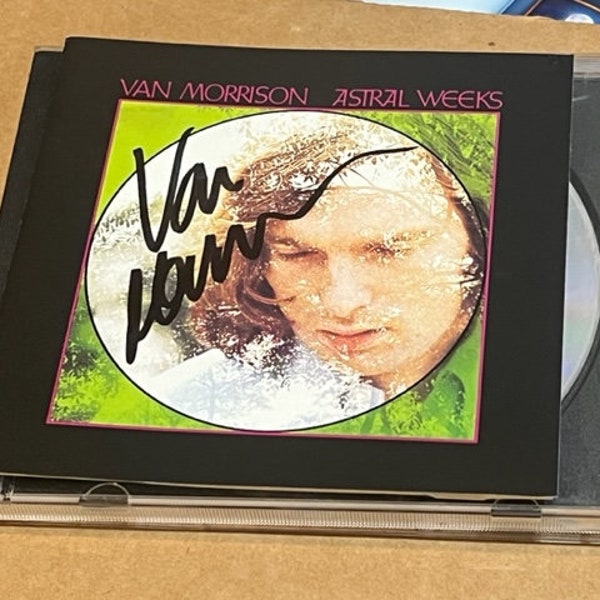 VAN MORRISON Signed Autographed Astral Weeks CD Booklet