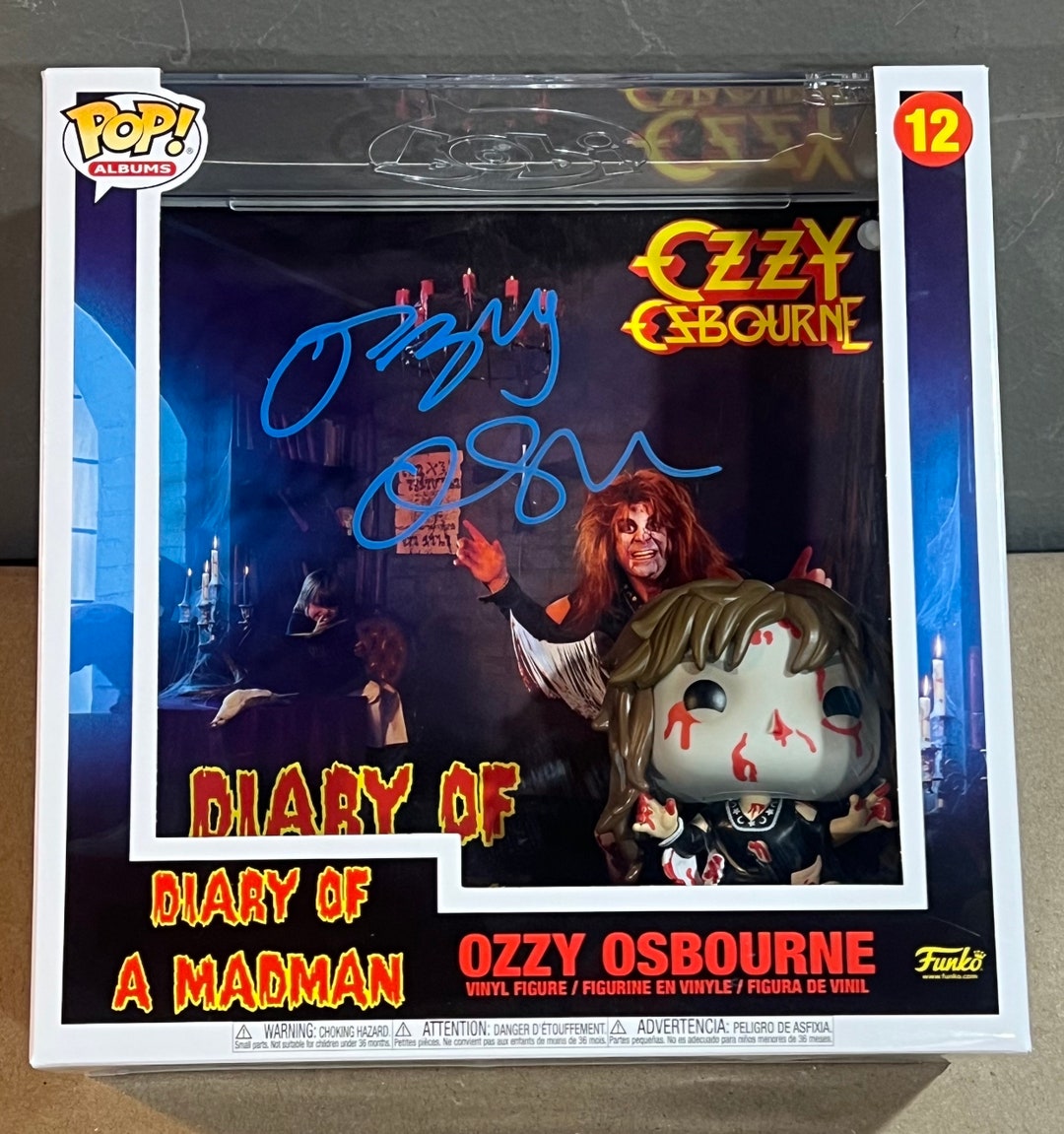 ozzy osbourne signed funko pop