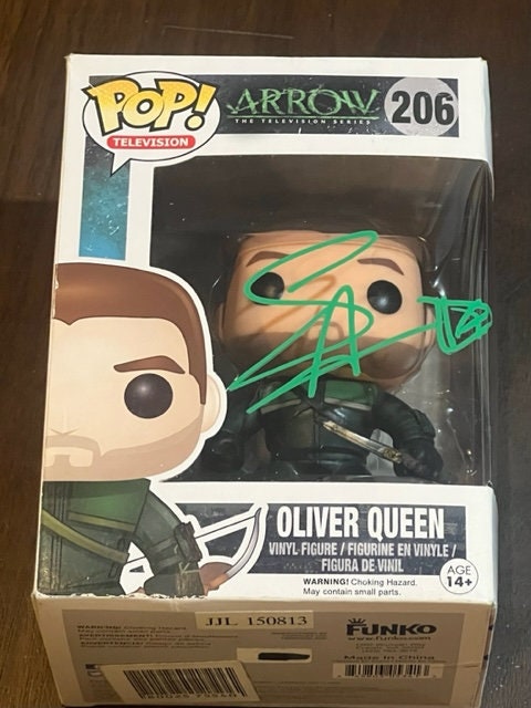 benzin Afsky angst STEPHEN AMELL Signed Autographed ARROW Oliver Queen Funko Pop - Etsy Denmark