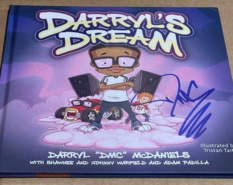 Darryl "DMC" McDaniels Signed Autographed Darryl's Dream H/C Book  RUN DMC