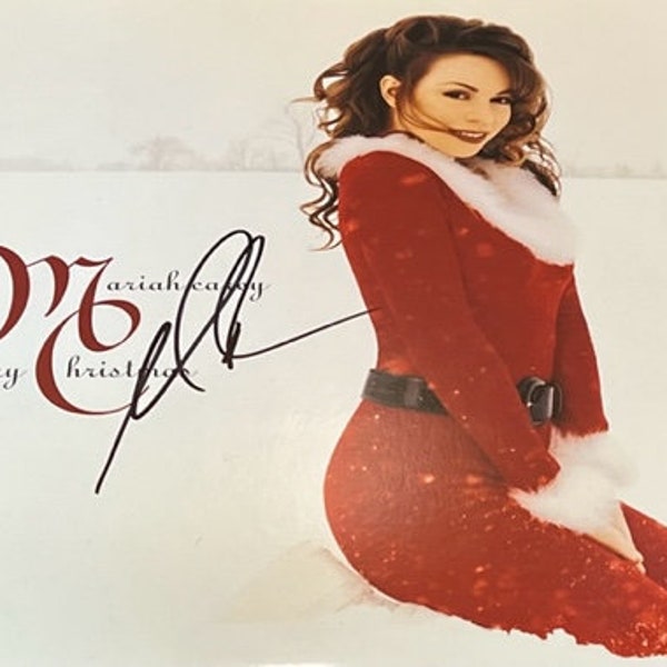 MARIAH CAREY Signed Autographed All I Want For Christmas Record Album LP