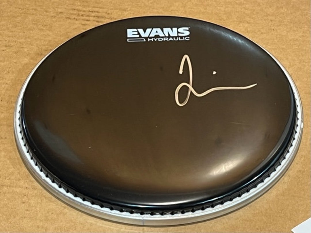 Taylor Hawkins Signed Autographed 10 Evans Drum Head FOO Etsy