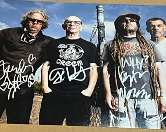 The Circle Jerks FULL BAND Signed Autographed 11x17 Photograph Morris Hetson ++