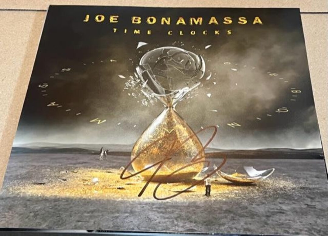 JOE BONAMASSA Signed Autographed Time Clocks 12x12 Record Etsy
