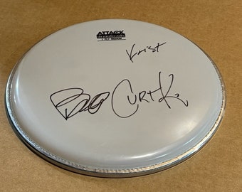 Eyes Adrift FULL BAND Signed Autographed Drum Head Krist Novoselic ++