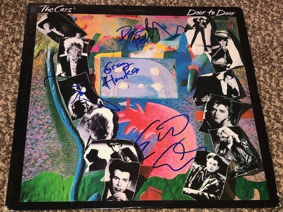 The Cars Group Signed Autographed Door To Door Record Album Etsy
