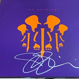 JOE SATRIANI Signed Autographed Engines of Creation CD Booklet 