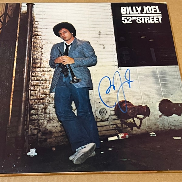 BILLY JOEL Signed Autographed Vintage 52nd Street Record Album LP