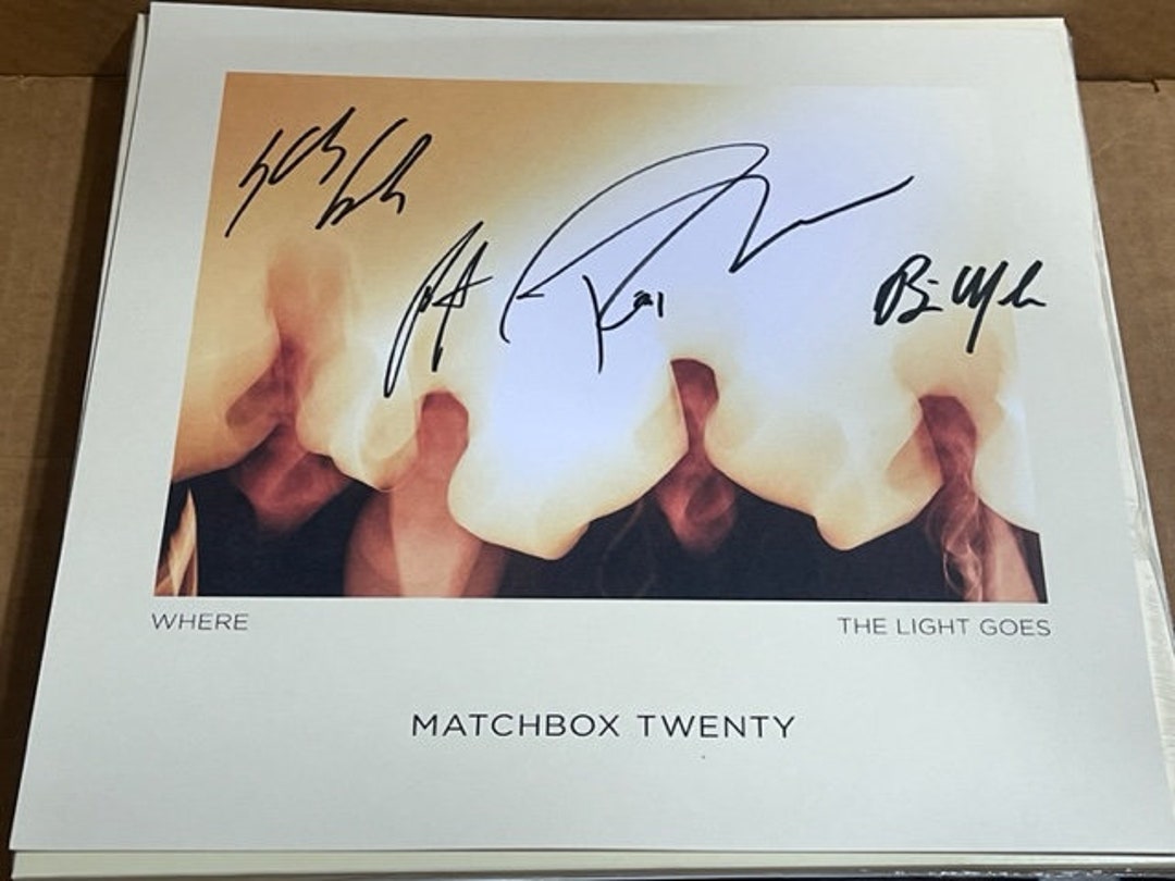 Matchbox 20 FULL BAND Signed Autographed Where the Light Goes Record