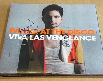 BRANDON URIE Signed Autographed Panic At The Disco Viva Las Vengeance Record Album LP