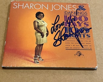 SHARON JONES Signed Autographed 100 Days 100 Nights CD Booklet