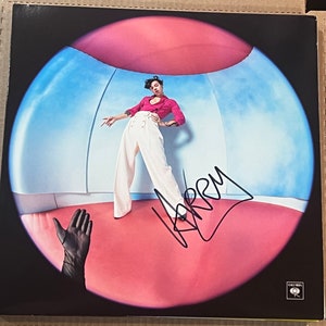 Harry Styles Fine Line Autographed Limited Edition Pinkvinyl Record 