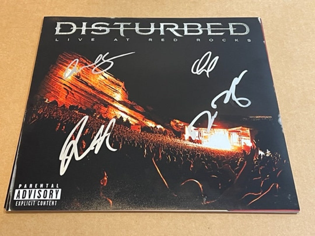udmelding galning enkel Disturbed Full Band Signed Autographed Live at Red Rocks 12x12 - Etsy