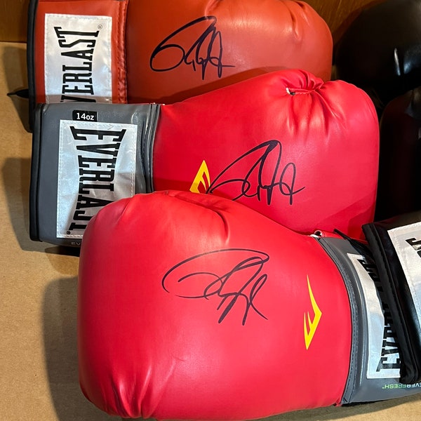 ROY JONES JR Signed Autographed Everlast Boxing Glove