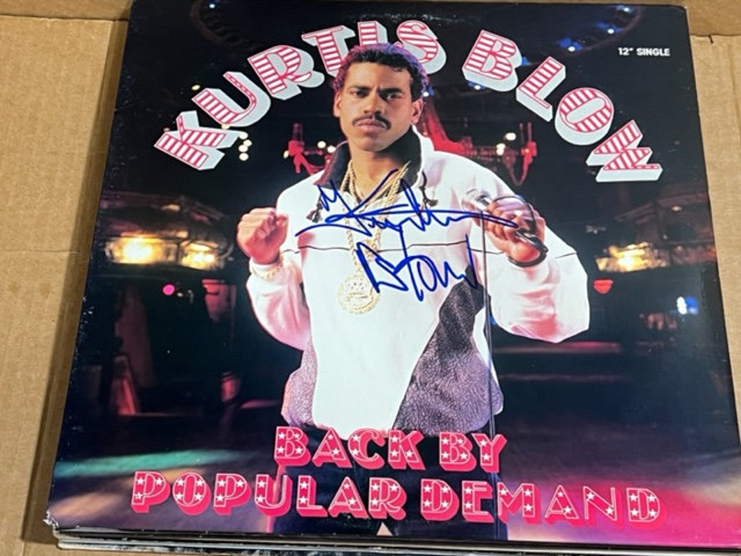 KURTIS BLOW Signed Autographed Vintage Back by Popular Demand Record