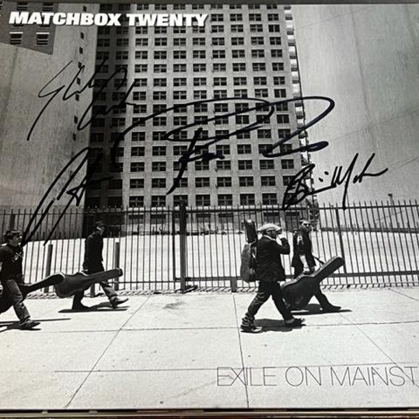 Matchbox 20 FULL BAND Signed Autographed Exile On Mainstream Record Album LP Rob Thomas ++