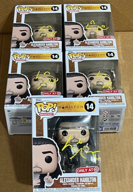 Hamilton funko pop figures 2025