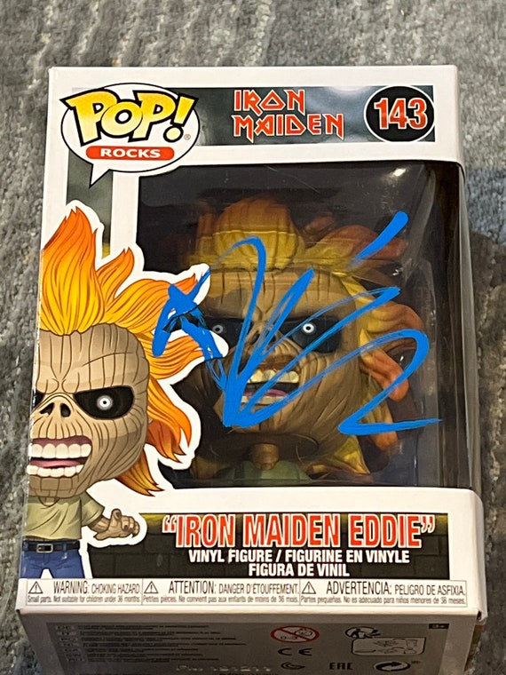 Bruce Dickinson Signed Autographed IRON 