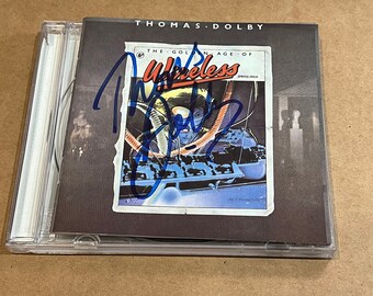 THOMAS DOLBY  Signed Autographed The Golden Age Of Wireless CD Booklet