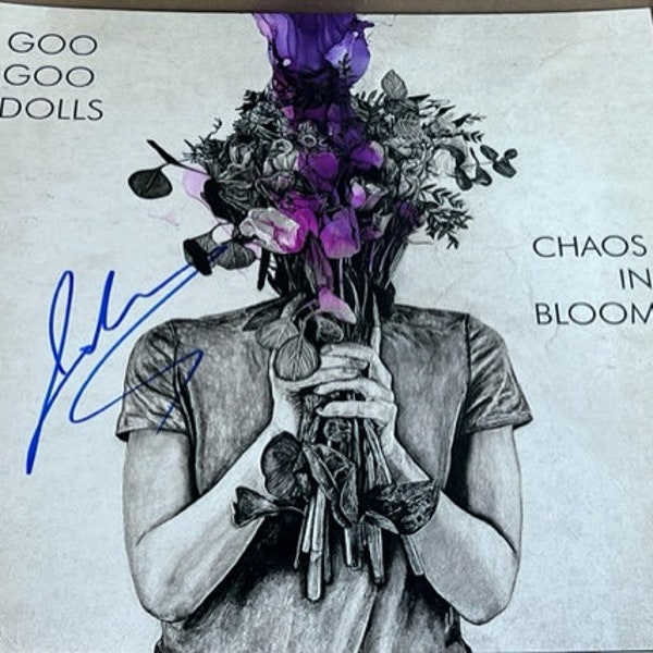 John Rzeznik Signed Autographed Goo Goo Dolls Chaos In Bloom 12x12 Record Album Photograph