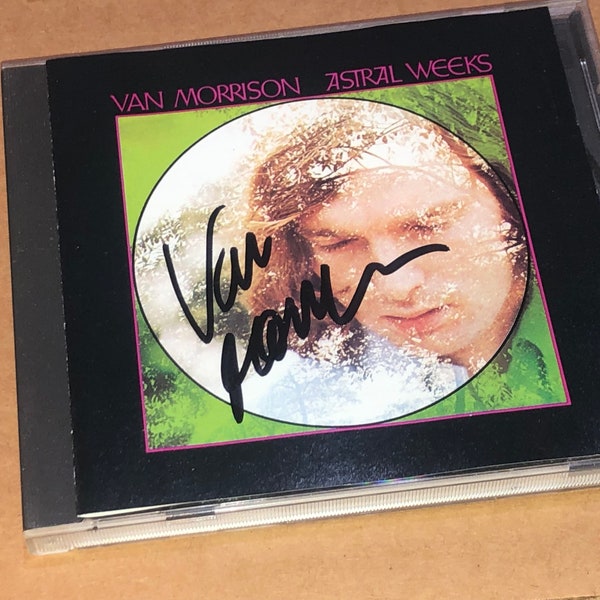 VAN MORRISON Signed Autographed Astral Weeks CD Booklet