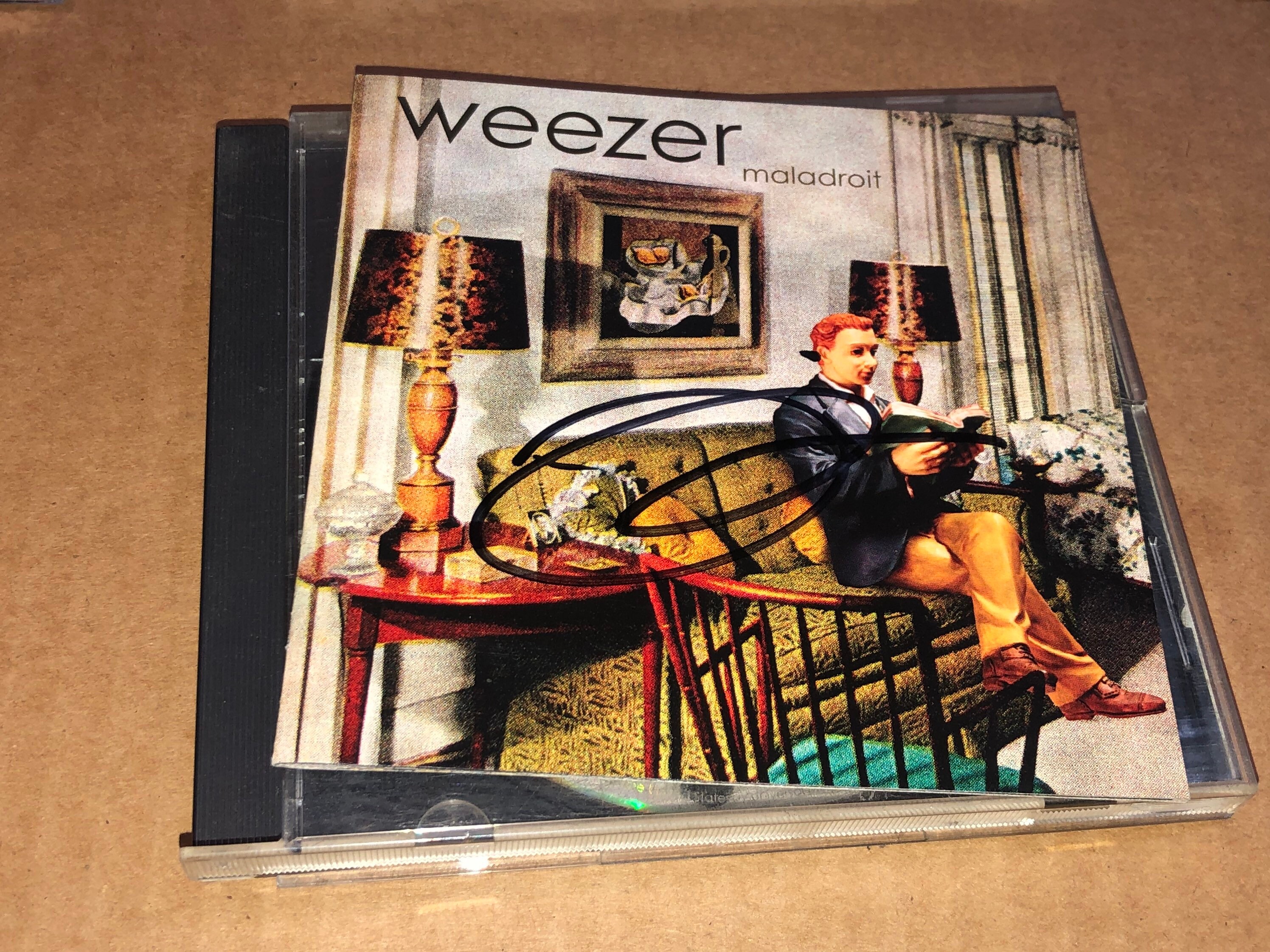 Rivers Cuomo Signed Autographed WEEZER Maladroit CD Booklet Etsy