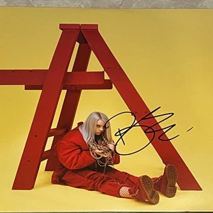 BILLIE EILISH Signed Autographed Don't Smile at Me Record Album LP -   Israel