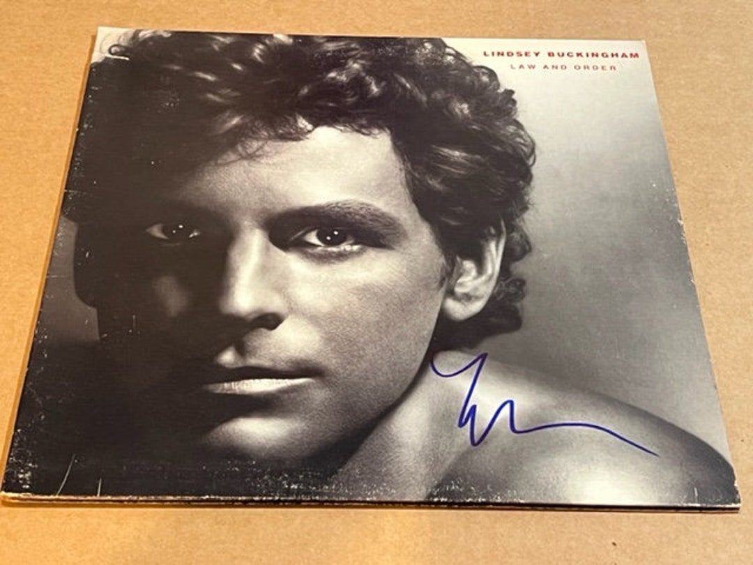 Lindsey Buckingham Signed Autographed Vintage Law & Order Record Album