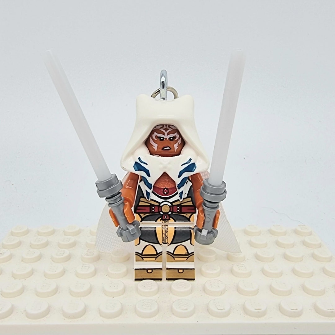 Ahsoka Tano Minifigure Keyring Keychain Star Wars Etsy