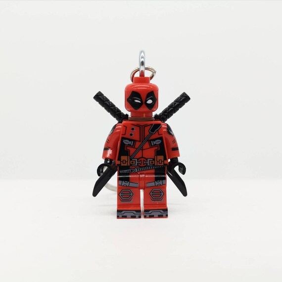 deadpool lego keyring