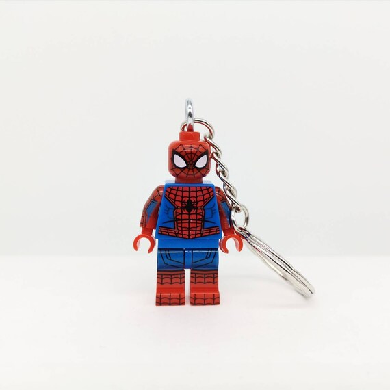 lego spiderman keyring