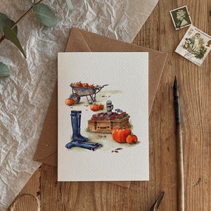 Personalizado - Celebración del parche de calabaza Feliz cumpleaños / Cualquier tarjeta de ocasión