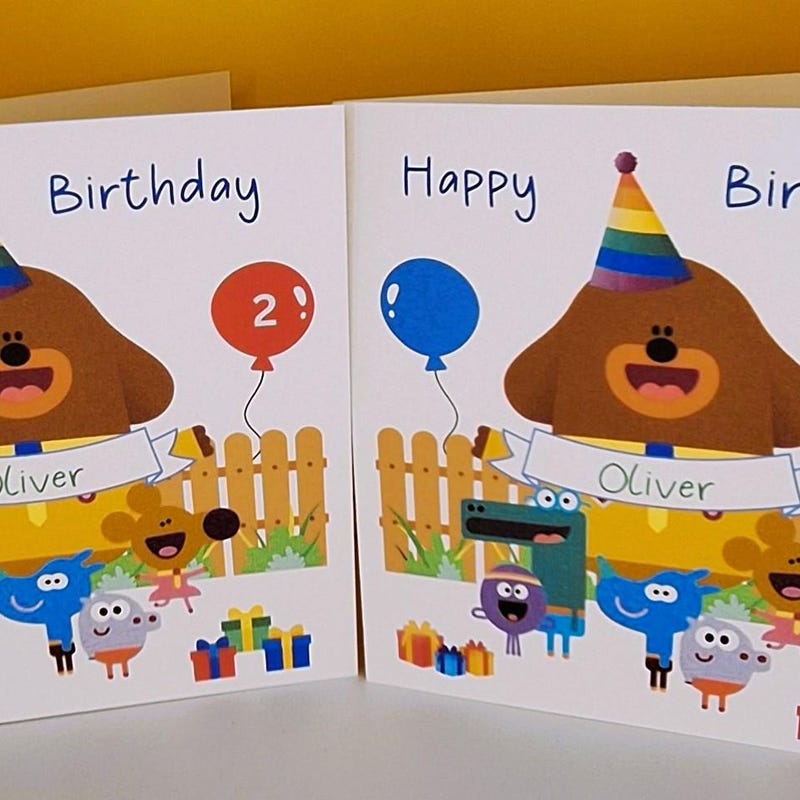Cbeebies Birthday Card Etsy UK
