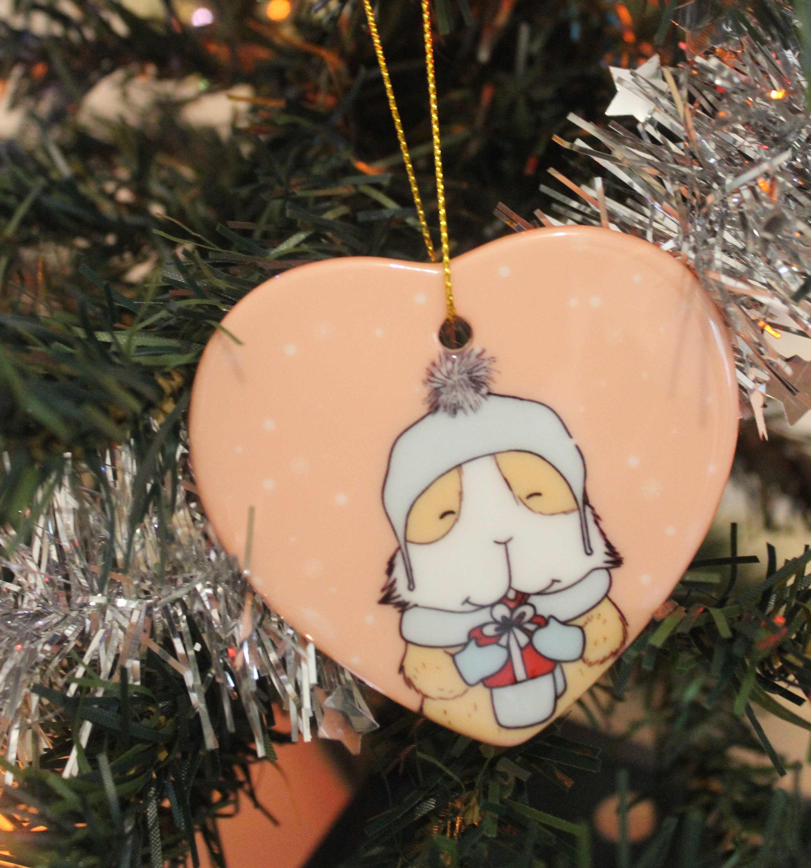 Cadeau et Ornement de Cochon d'inde | Plus L'expédition Internationale Suivie