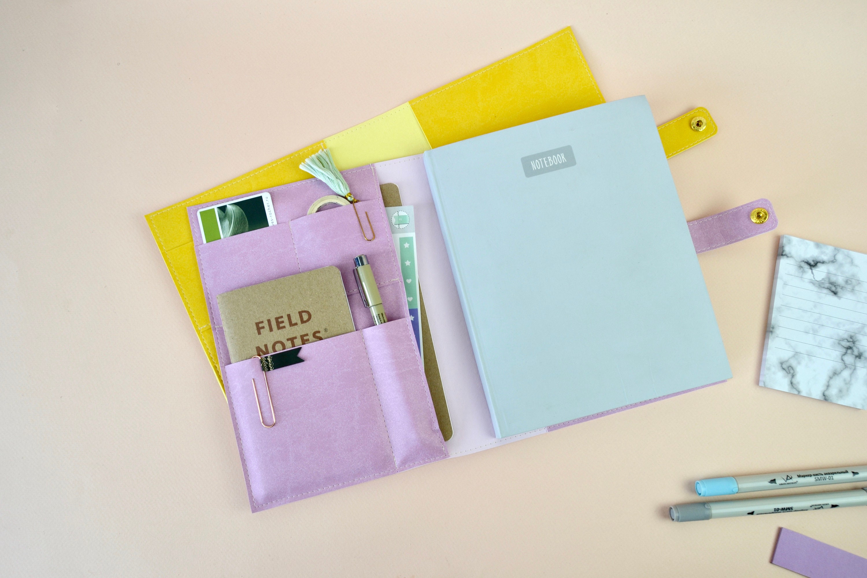 A4 / A5 / B5 / B6 planner cover for bullet journal. Leather Etsy