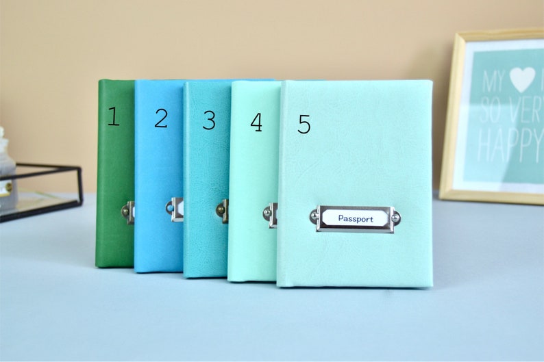 Passport holder personalized best friend gifts vegan leather passport cover personalized gift for her christmas gift.
