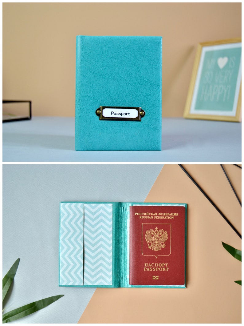 Passport holder personalized best friend gifts vegan leather passport cover personalized gift for her christmas gift.
