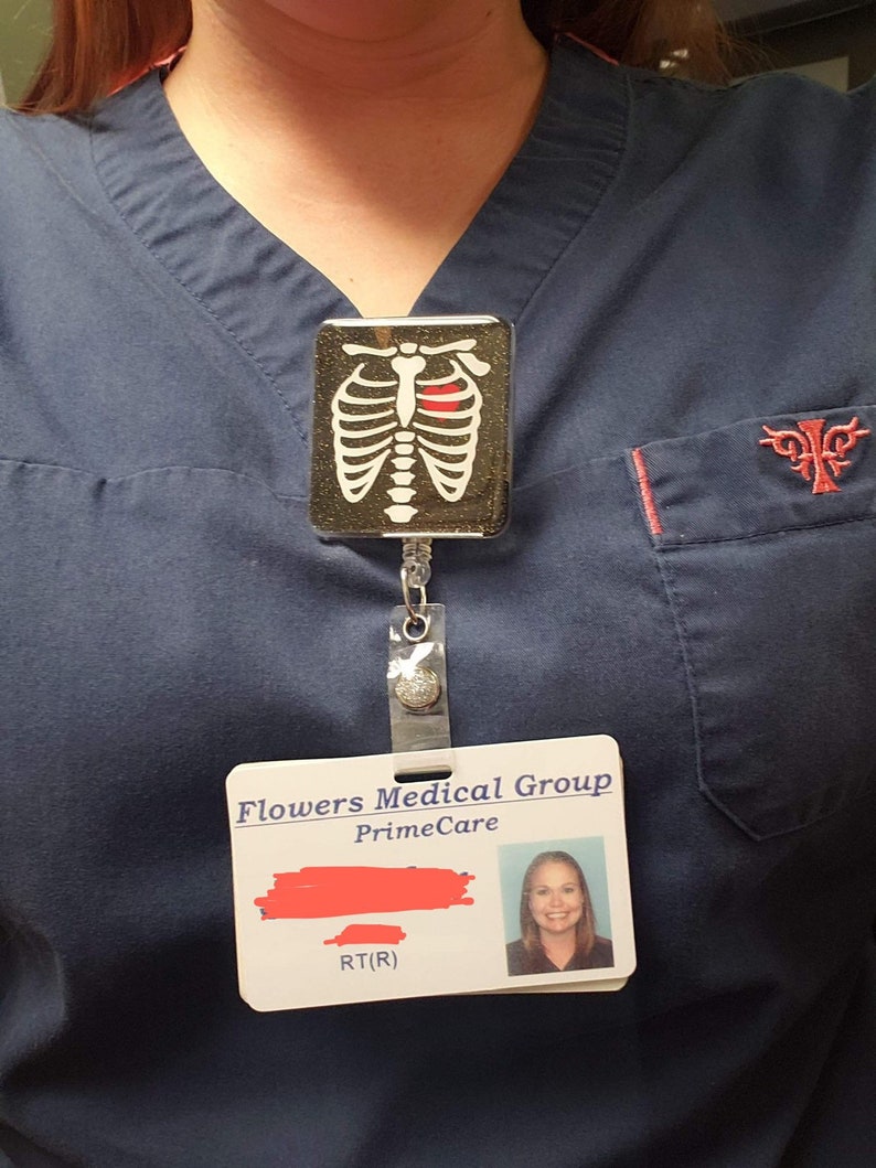 Xray Badge Reelinterchangeablexray Technician Badge Etsy