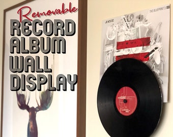 Record Album Wall Display Mounts | Fully Removable | Screw-Free Design