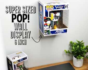 Super Sized POP 6 Inch Wall Display | Funko POP 6" Wall Mount | Fully Removable