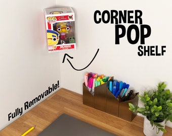 Corner POP Display Stand | Corner Shelf | Funko POP Corner Mount