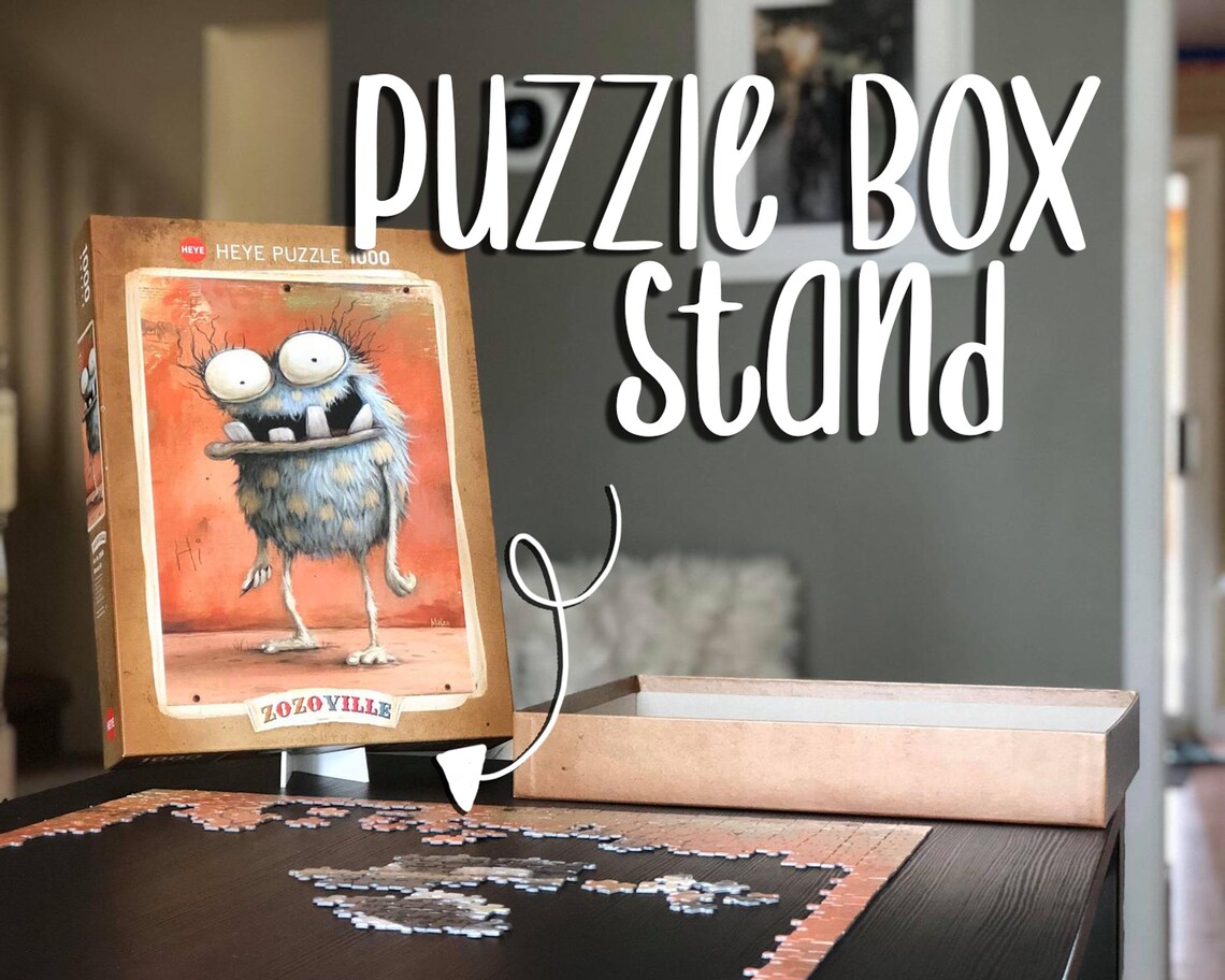 Puzzle Box Stand Puzzle Lid Holder Puzzle Box Holder Etsy