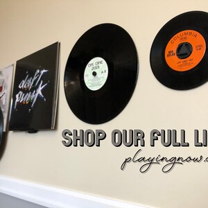 4 Pack Record Album Wall Display Mounts Vinyl Stands image 8