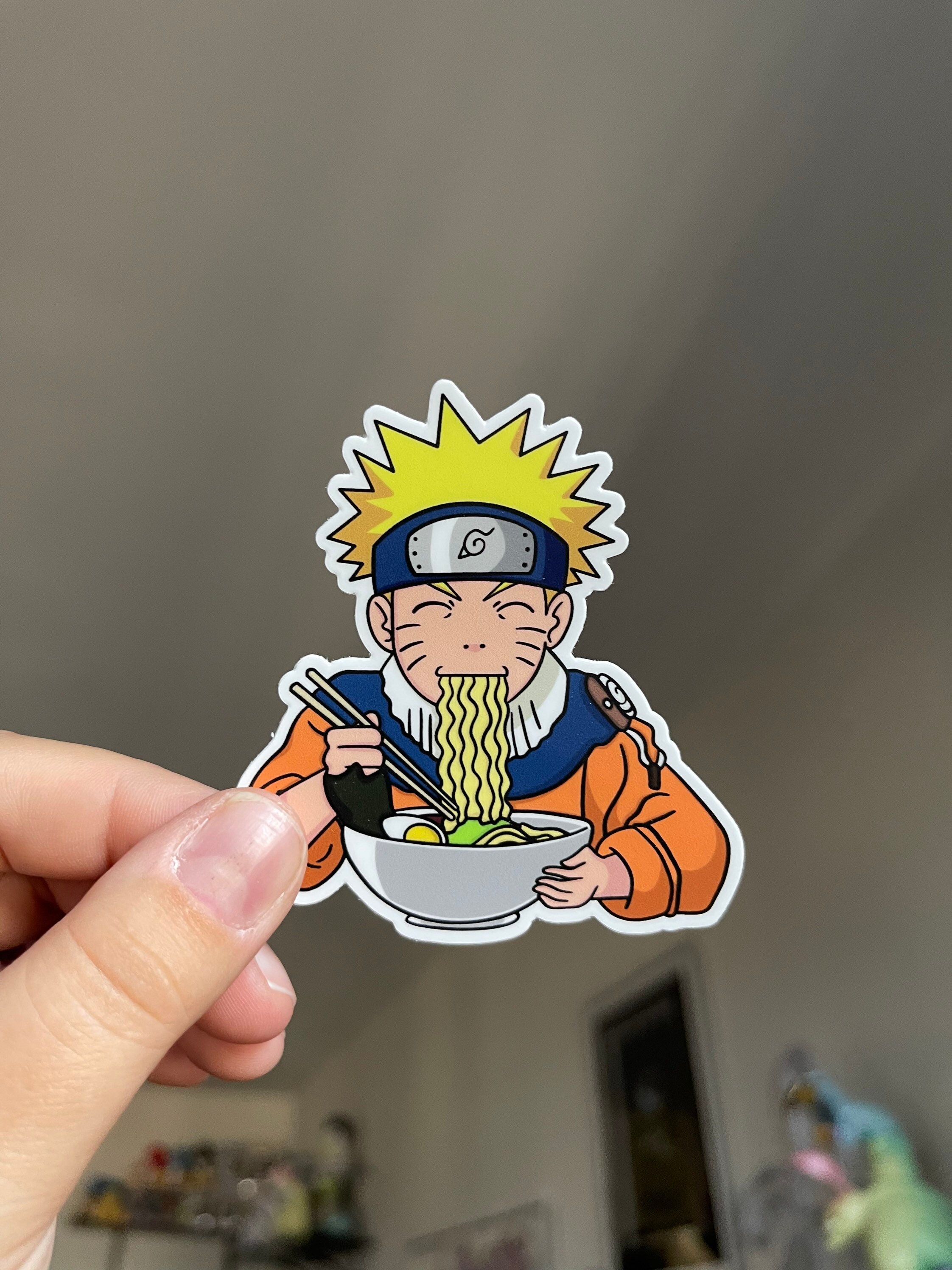 Naruto Uzumaki Eating Ramen Noodles Food Manga Shonen Etsy