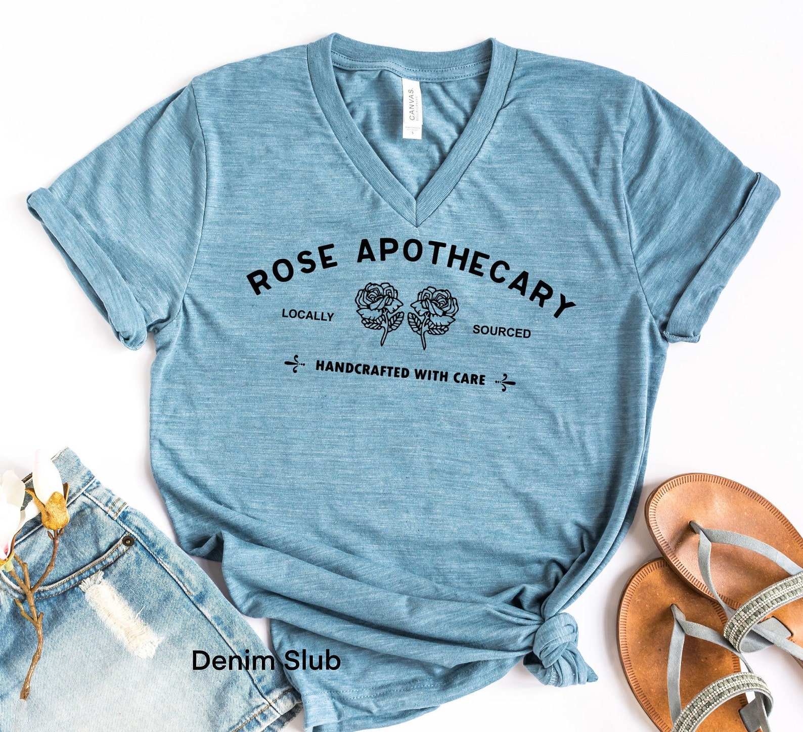 Rose Apothecary V-neck T-shirt David Rose Shirt Unisex Rose - Etsy