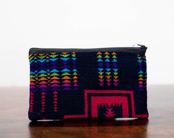 Geometric Tribal Zipper Pouch